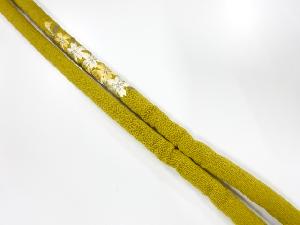 正絹　撚り房　刺繍　丸くげ